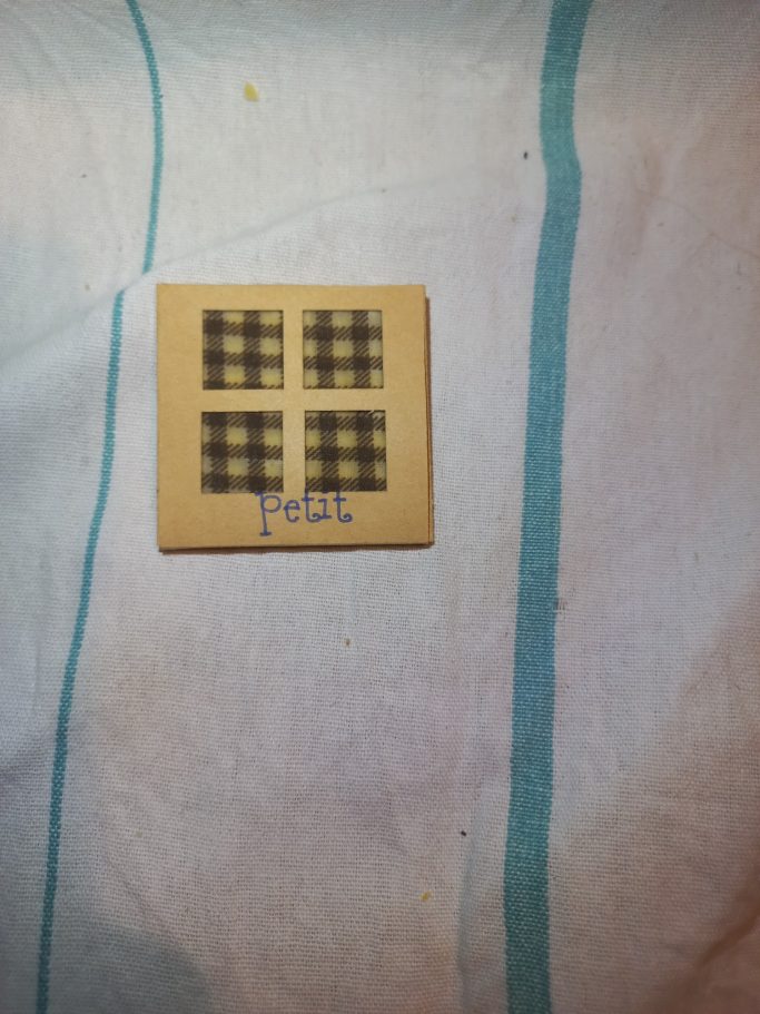 beewrap vichy marron - 3 euros