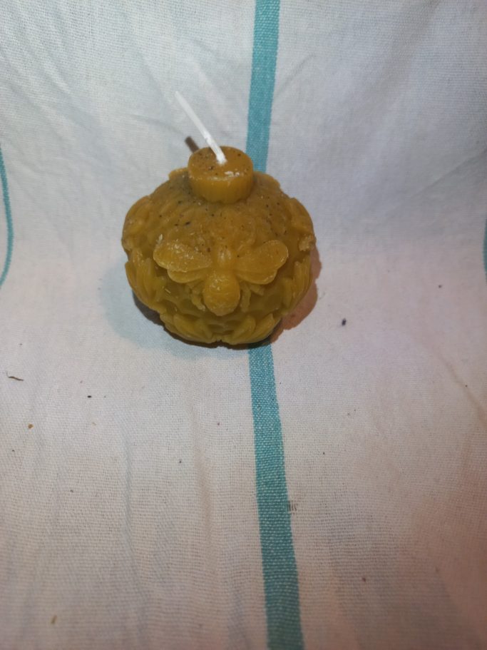 bougie boule de noel - 10 euros