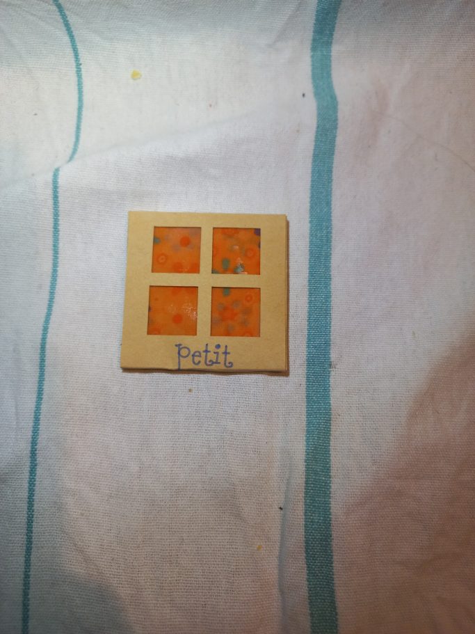 beewrap fleurs orange - 3 euros