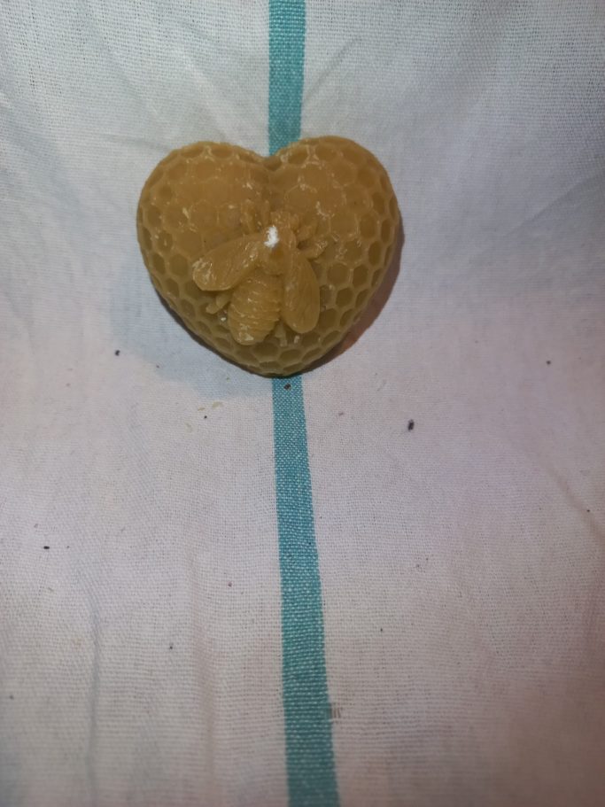 bougie coeur - 5 euros
